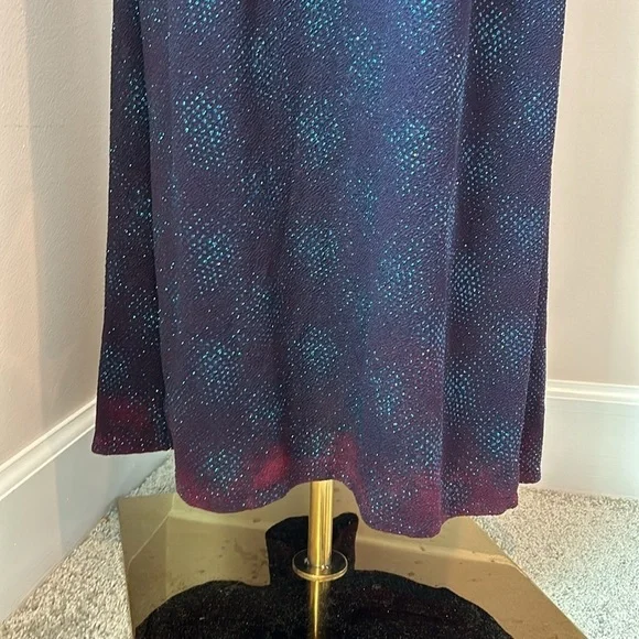 Y2K Scott McClintock halter neck sparkly evening gown Vintage 10P (modern 4-6) - Picture 5 of 16